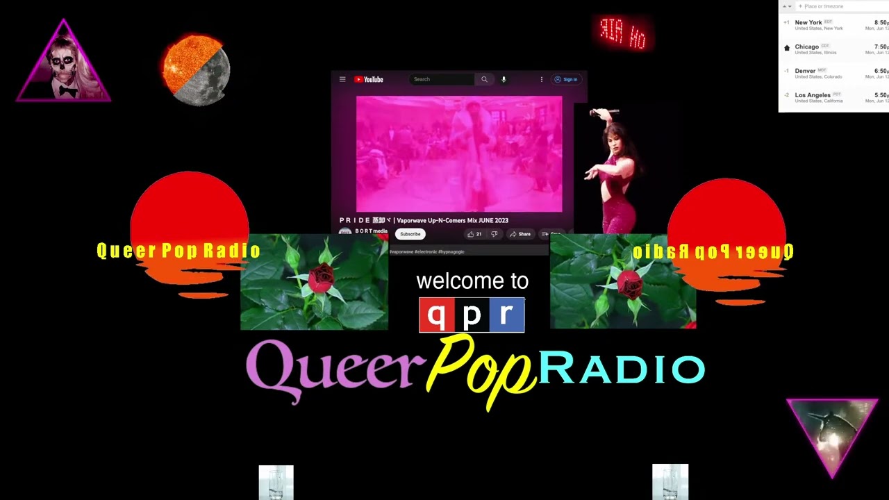 Queer Pop Radio Today (ＰＲＩＤＥ 蒸卸ヾ | Vaporwave Up-N-Comers Mix JUNE 2023 from  B O R T  Media)