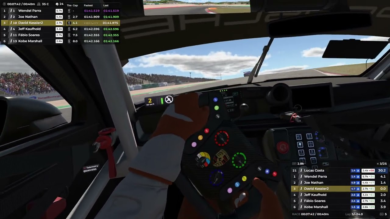 iRacing 2026 S1 W6 GT Sprint(Porsche) at Algarve