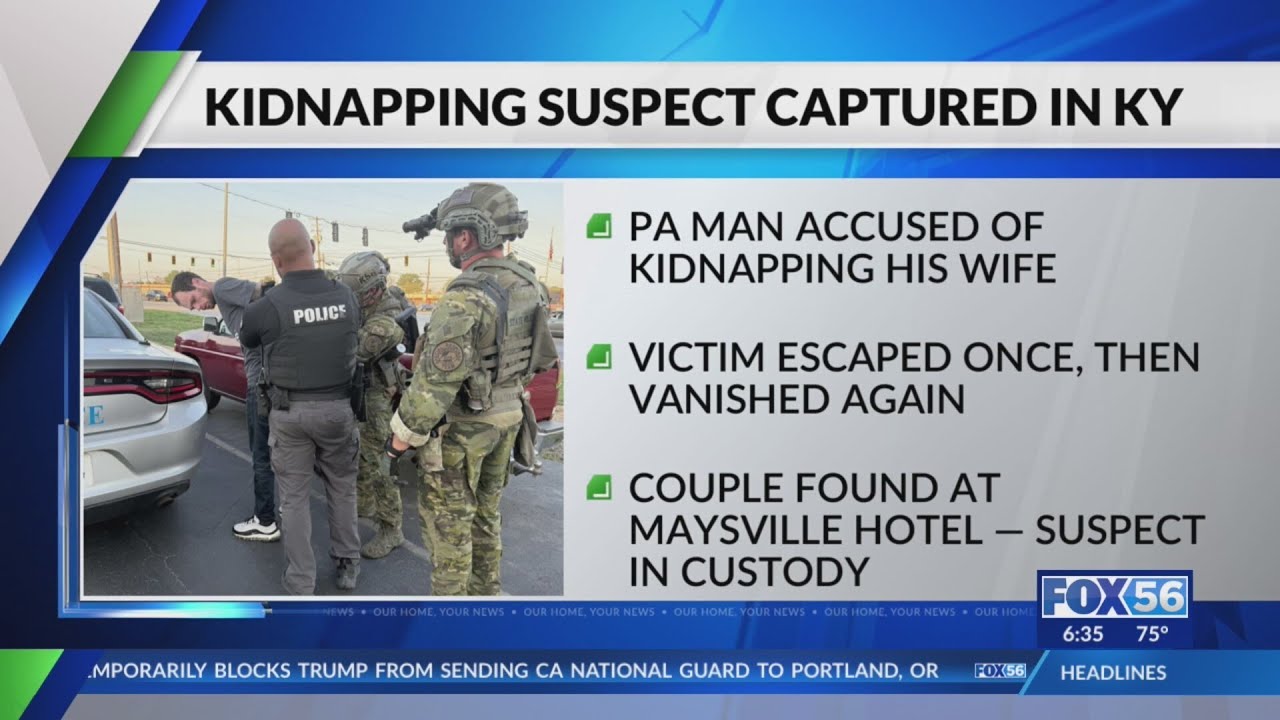 Husband arrested after missing Pennsylvania woman found in Maysville