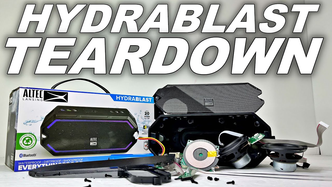 ALTEC LANSING HYDRABLAST TEARDOWN !!!