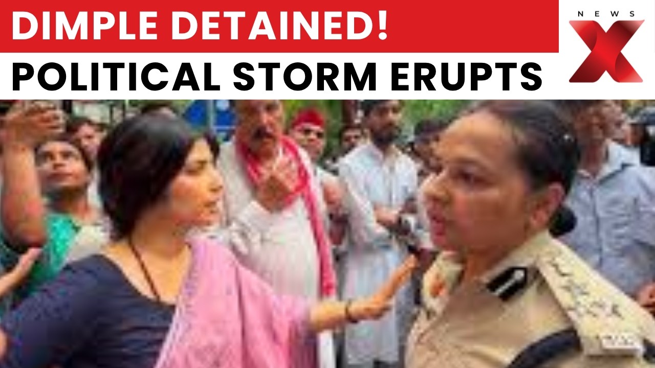Dimple Yadav Detained: Delhi Police Action During Exam Paper Leak Protest Sparks Row