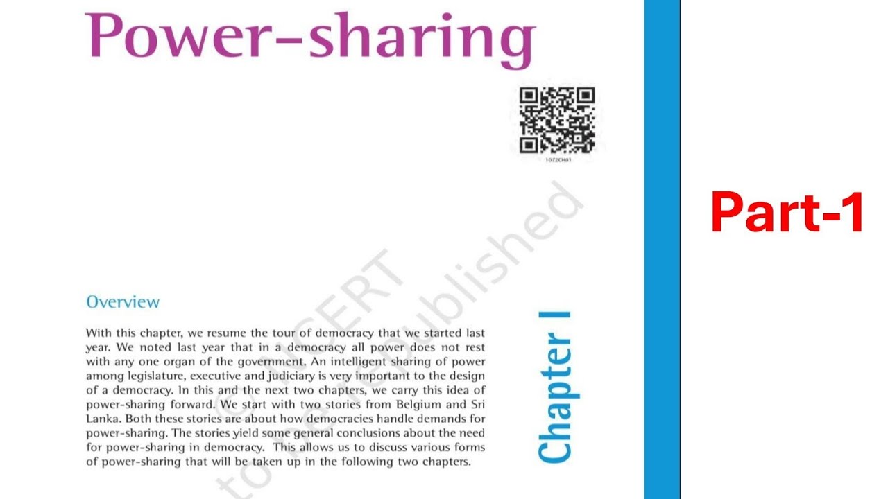 Class- 10 || POLITICAL SCIENCE || CH-1 || NEW BOOK ||Part-1