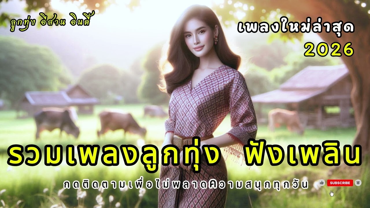 เพลงลูกทุ่งเพราะๆ 2026  คนไกลบ้าน ฟังเพลิน ฟังสบาย ในวันทำงาน เพลงใหม่ล่าสุด เติมกำลังใจ