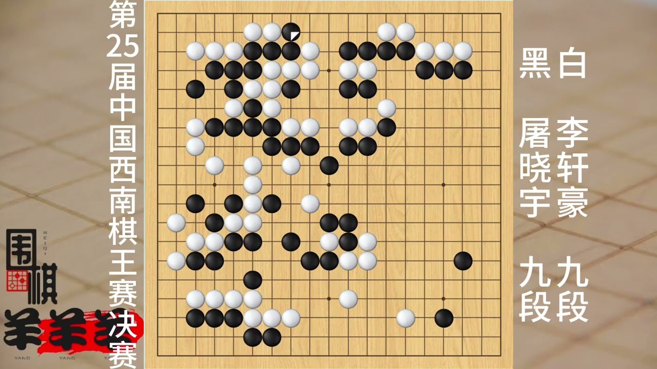 中國西南棋王決賽李軒豪vs屠曉宇，怒濤四連勝屠龍斬獲冠軍頭銜 #棋 #人生如棋 #休閑娛樂 #益智游戲 #圍棋如何判輸贏