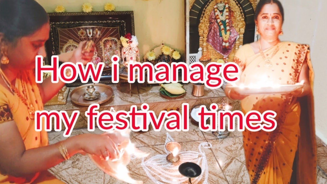 How i clean my Poojaroom and vessels/Karthigai Dheepam prepreparation works and Celebration vlog/