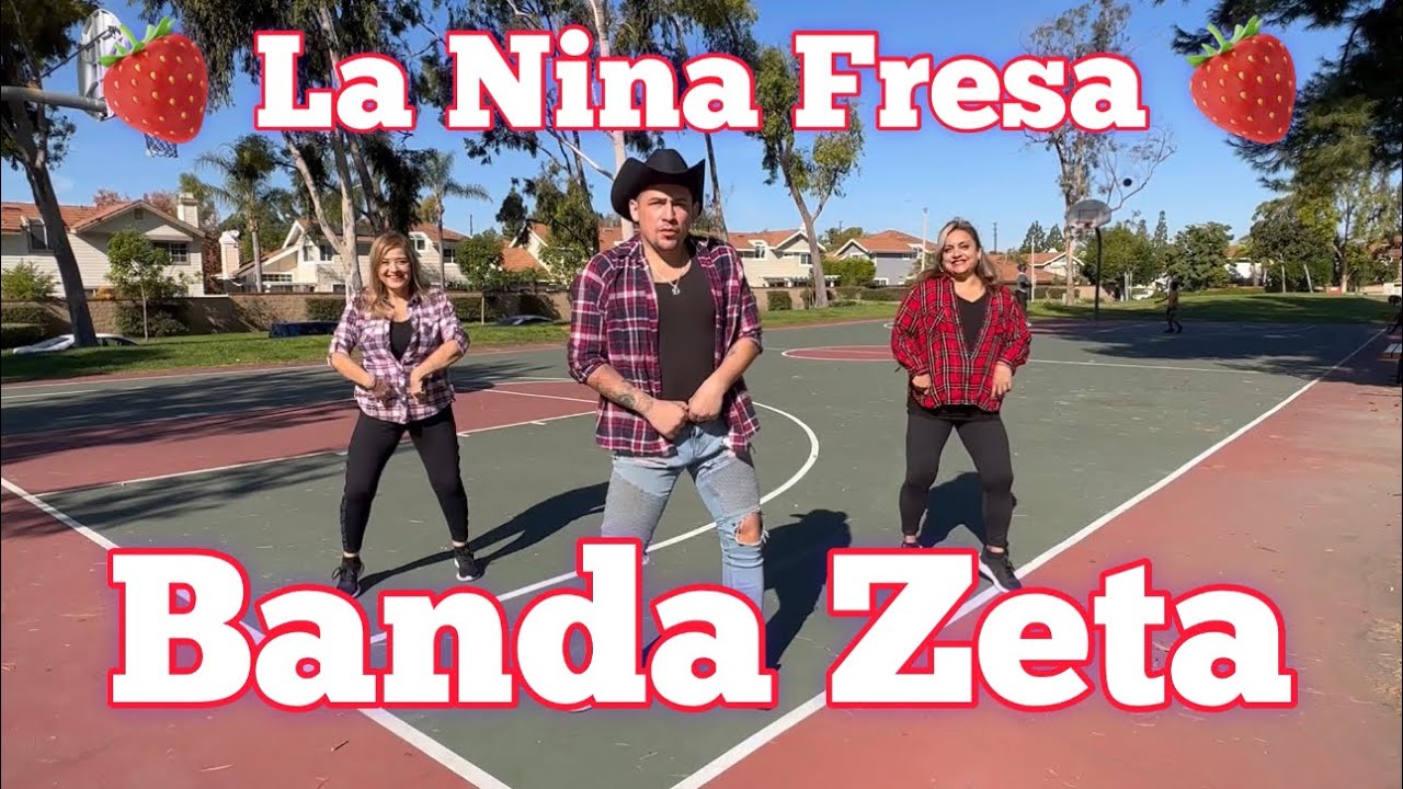 La Nina Fresa 🍓 Banda Zeta (Remix) 🕺 zumba coreografía