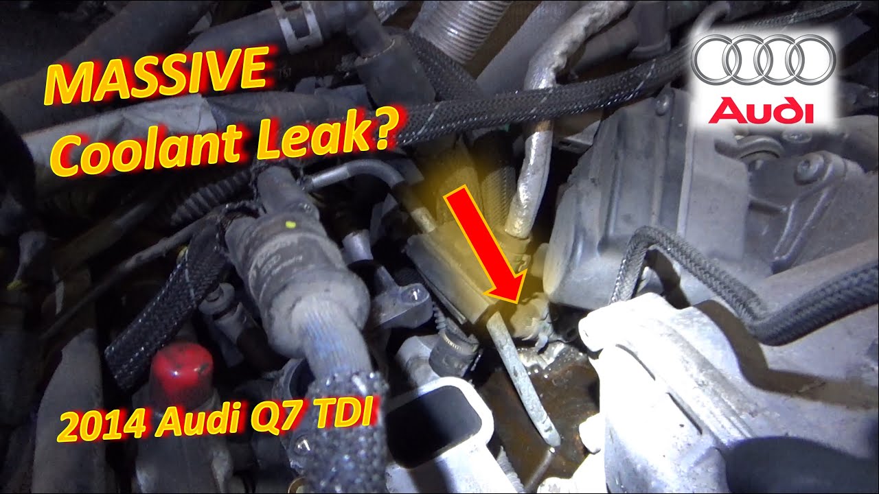Audi MASSIVE Coolant Leak? ('14 Q7 TDI)