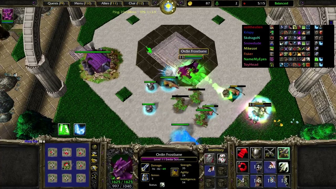 Balanced Hero Survival v0.78 - Draft - Win - Summon + Decay + Stun