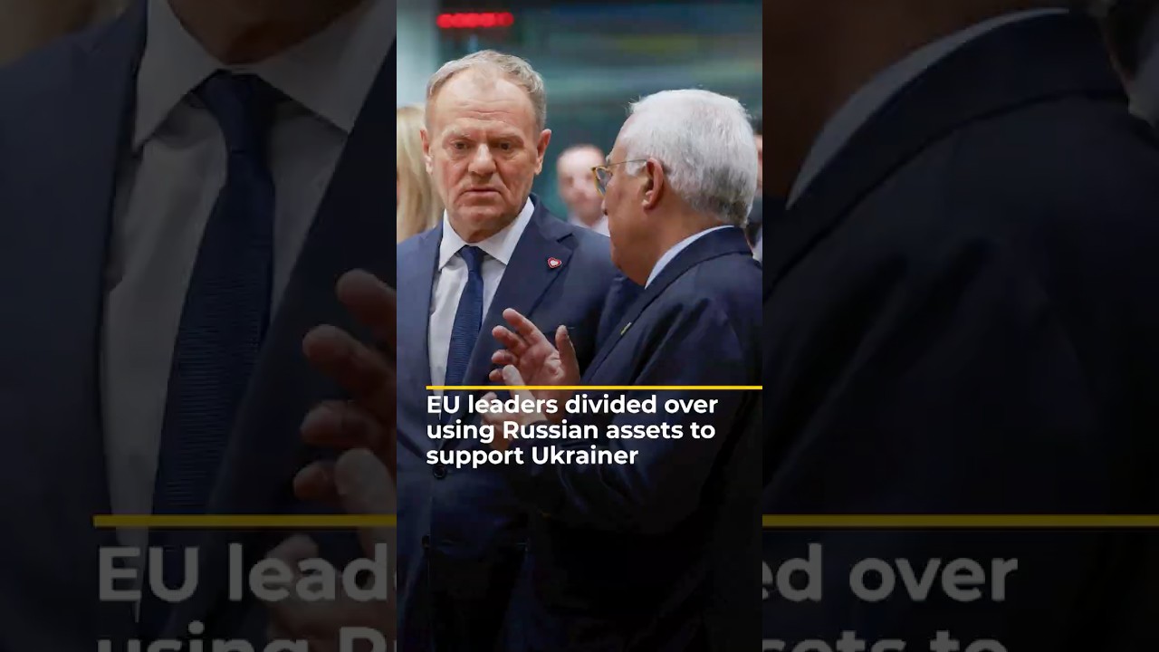 EU debates use of frozen Russian assets to support Ukraine | AJ #shorts