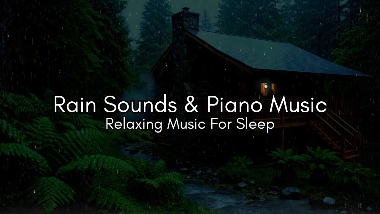 FALL INTO SLEEP INSTANTLY – Rain & Piano Music for Deep Sleep and Insomnia Relief