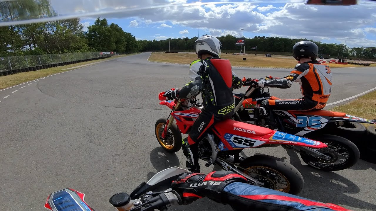 Supermoto crash - hotlaps - overtakes - Karting landsard 23/05/2025