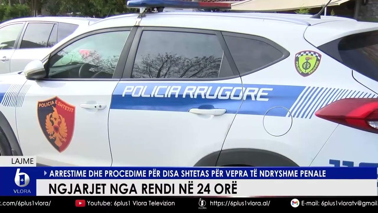 Ngjarjet nga rendi në 24 orë. Arrestime dhe procedime për disa shtetas për vepra të ndryshme penale
