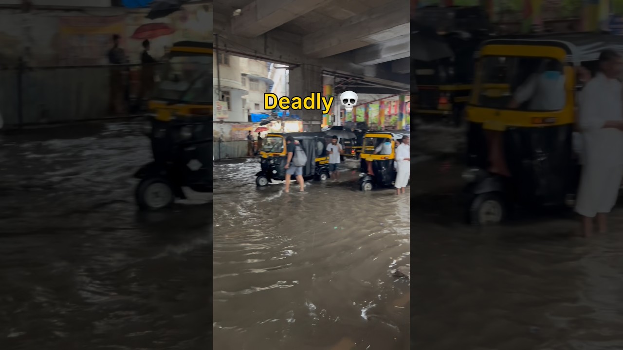 Mumbai Local Train Travel switch Lovely to Deadly in heavy rainfalls #short #viral #travel #bjp