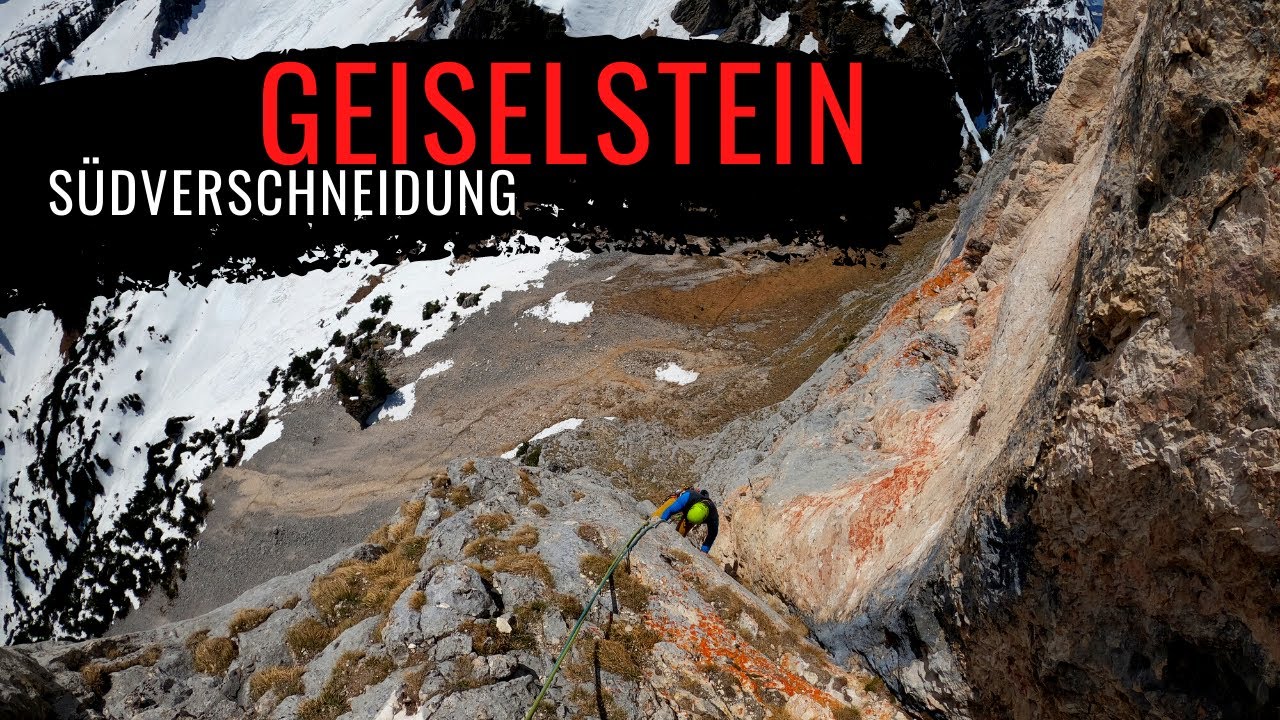 Geiselstein Südverschneidung (V-) Sonnige Kletterei in der Südwand - Ammergauer Alpen - Mai 2021