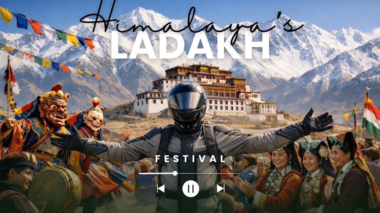 Ladakh Travel Vlog 2026 | Snow Mountains, Monastery & Ladakh Festival Experience