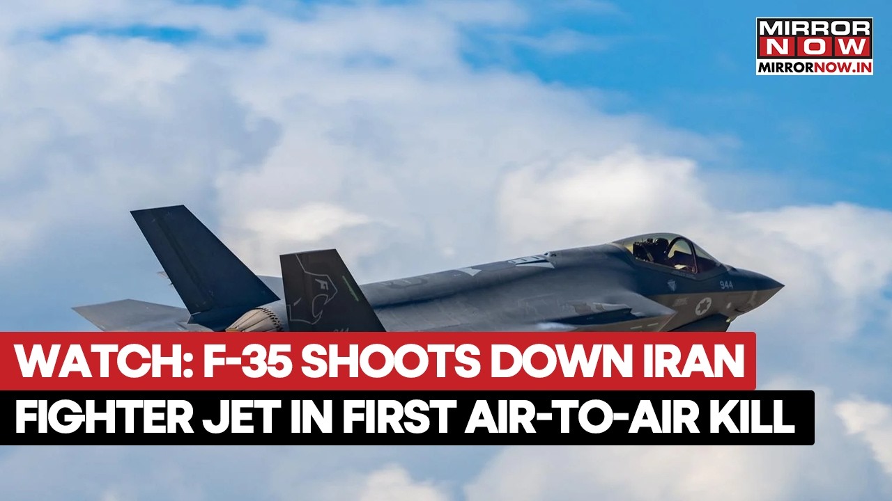 US-Iran War: Israeli Defence Forces 'Down' Iranian Fighter Jet, Share Footage | Watch