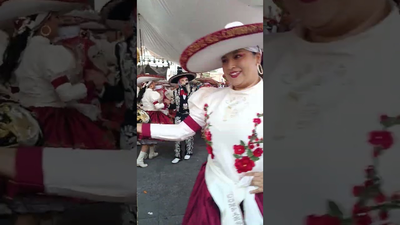 comparsa Xochiaca vs Comparsa Canteros, celebración del señor de la columna #xochiaca