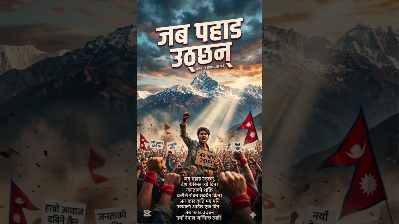 जब पहाड उठ्छन् | Epic Nepali Political Rock Anthem 🇳🇵