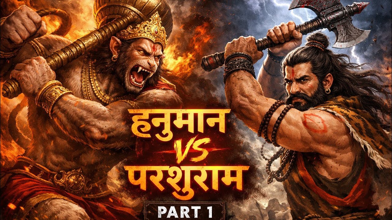 जब  परशुराम और  हनुमान आमने सामने आए! कौन जीता jab parshuram our hanuman aamne samne aaye kaun jeeta