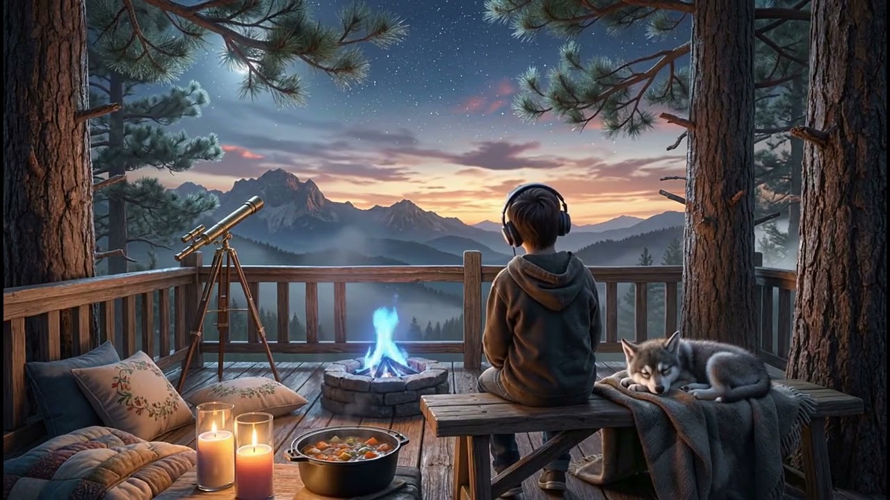 Treehouse Sunset 🌲 90s Chill Lo-Fi Hip Hop to Relax & Unwind | Calm Horizon Audio