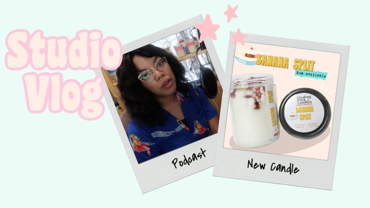 STUDIO VLOG | New Podcast, Etsy Workshop, New Candle Design