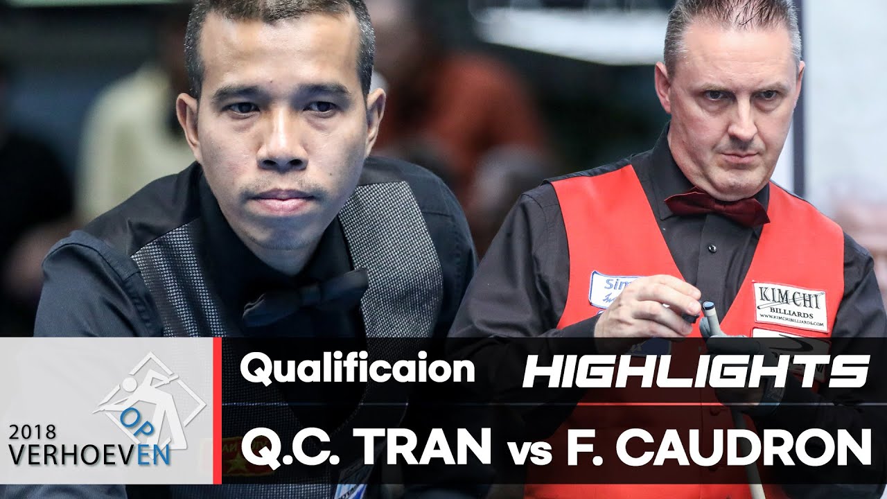 [World Cup 3-Cushion Porto 2018] Q Round - TRẦN Quyết Chiến (VIE) vs Frédéric CAUDRON (BEL). H/L
