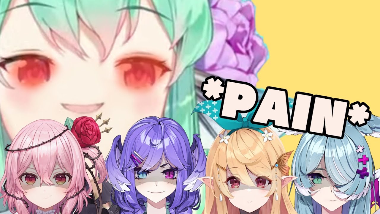 【彩虹社EN中文】色魚讓EN成員感受到PAIN的時刻【Finana Ryugu/Selen Tatsuki /Rosemi Lovelock/Elira Pendora/Pomu Rainpuff】
