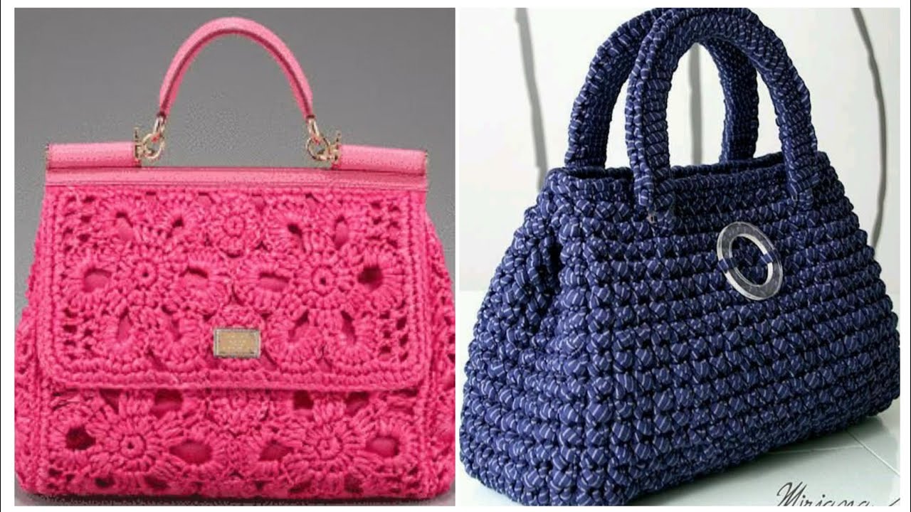 Handmade Crochet Bags You "ll Love/ Easy & Elegant Design