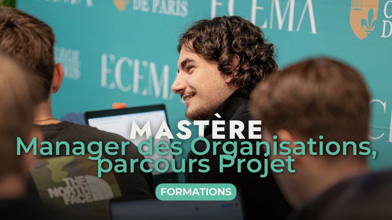 Découvrez le Mastère Manager des Organisations, parcours Projet de l'ECEMA (Bac +4/5)