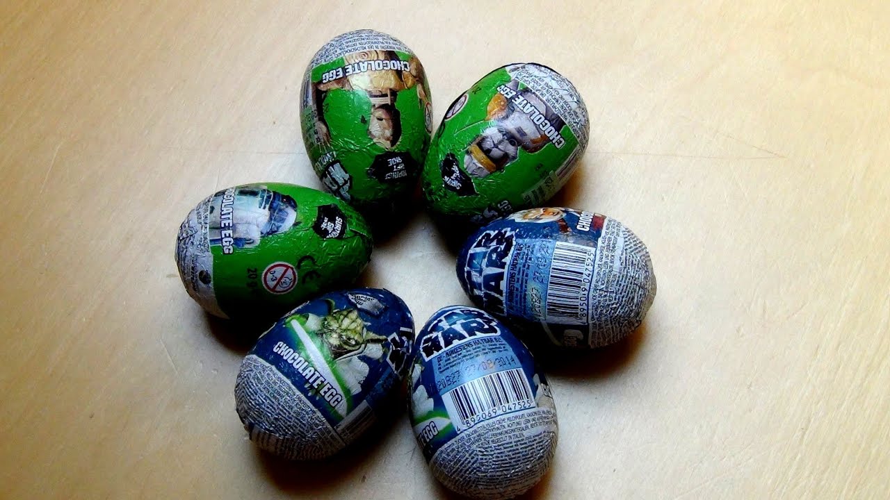 Chocolate Eggs (Star Wars Edition) [6 Eggs Unboxing]