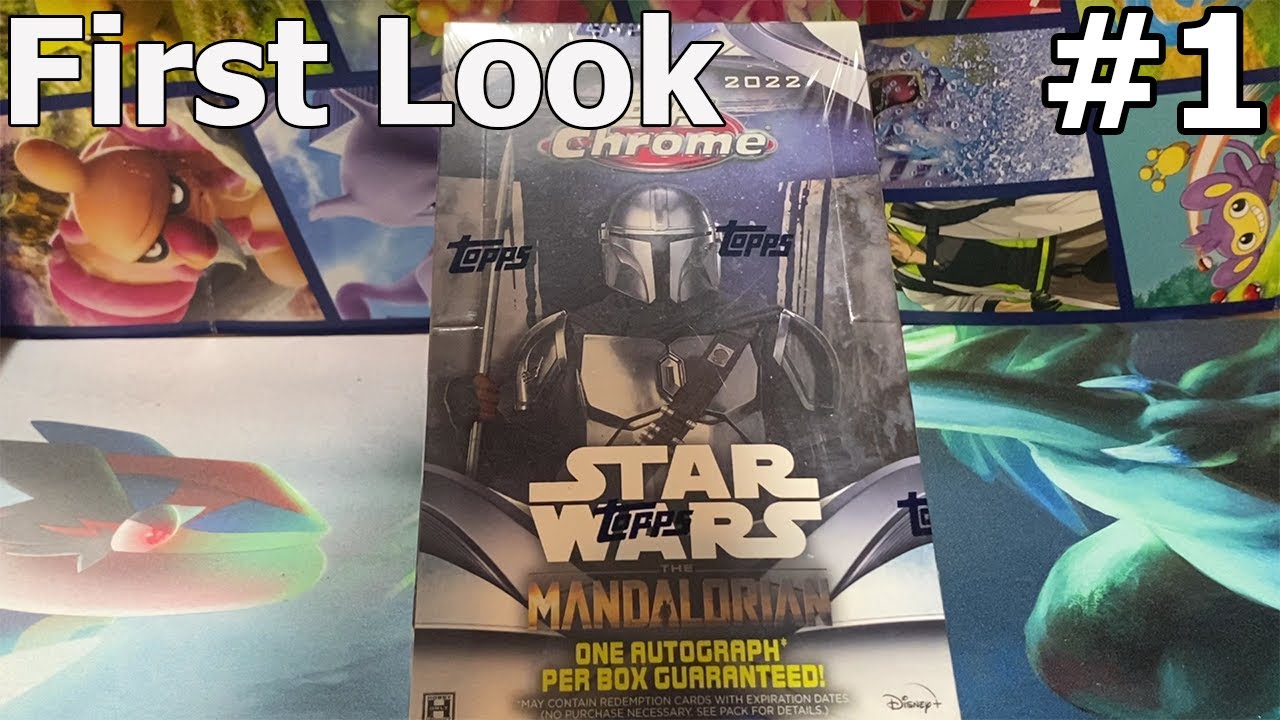 *We Pulled a 1 of 1* 2022 Topps Star Wars The Mandalorian Chrome Beskar Edition Hobby Box Opening