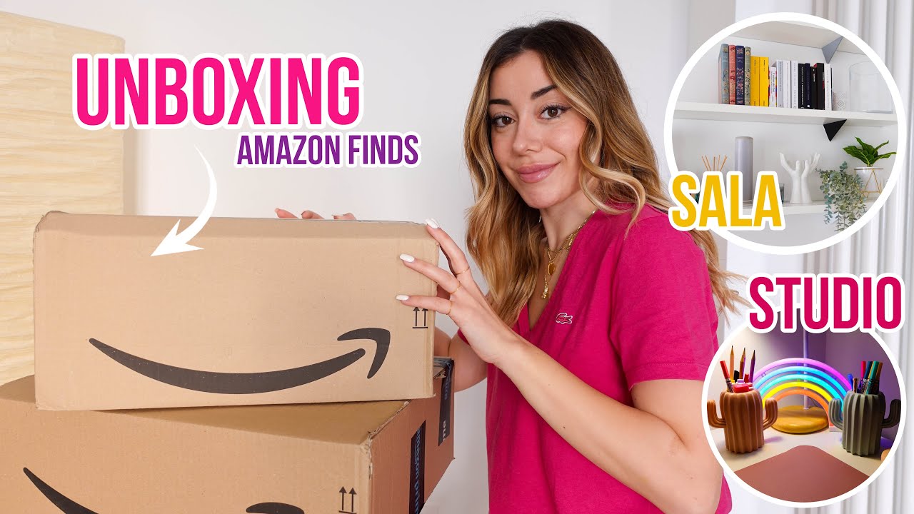 UNBOXING AMAZON PER LA CASA 🏡 // SALA e STUDIO + primo FLOP!