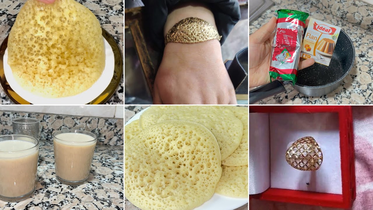 #اكسبلور جربي بغرير بهاد طريقة عجيبة كيجي كشهدة👌الذ فلو بالكراميل🍨الجذيذ فذهب لالة ويالالة❤️برعي راس