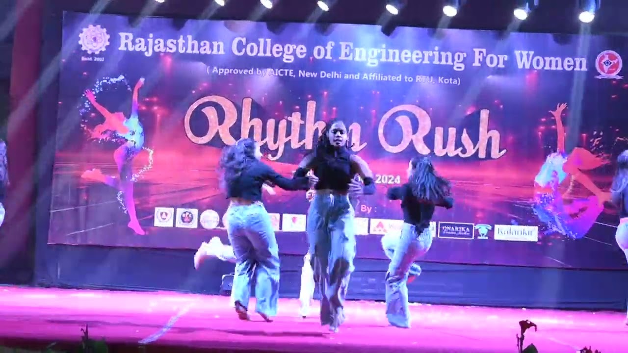 Rhythm Rush 2024 |  Inter College Group Dance Competition | RCEW Campus |  @RCEwjaipur1
