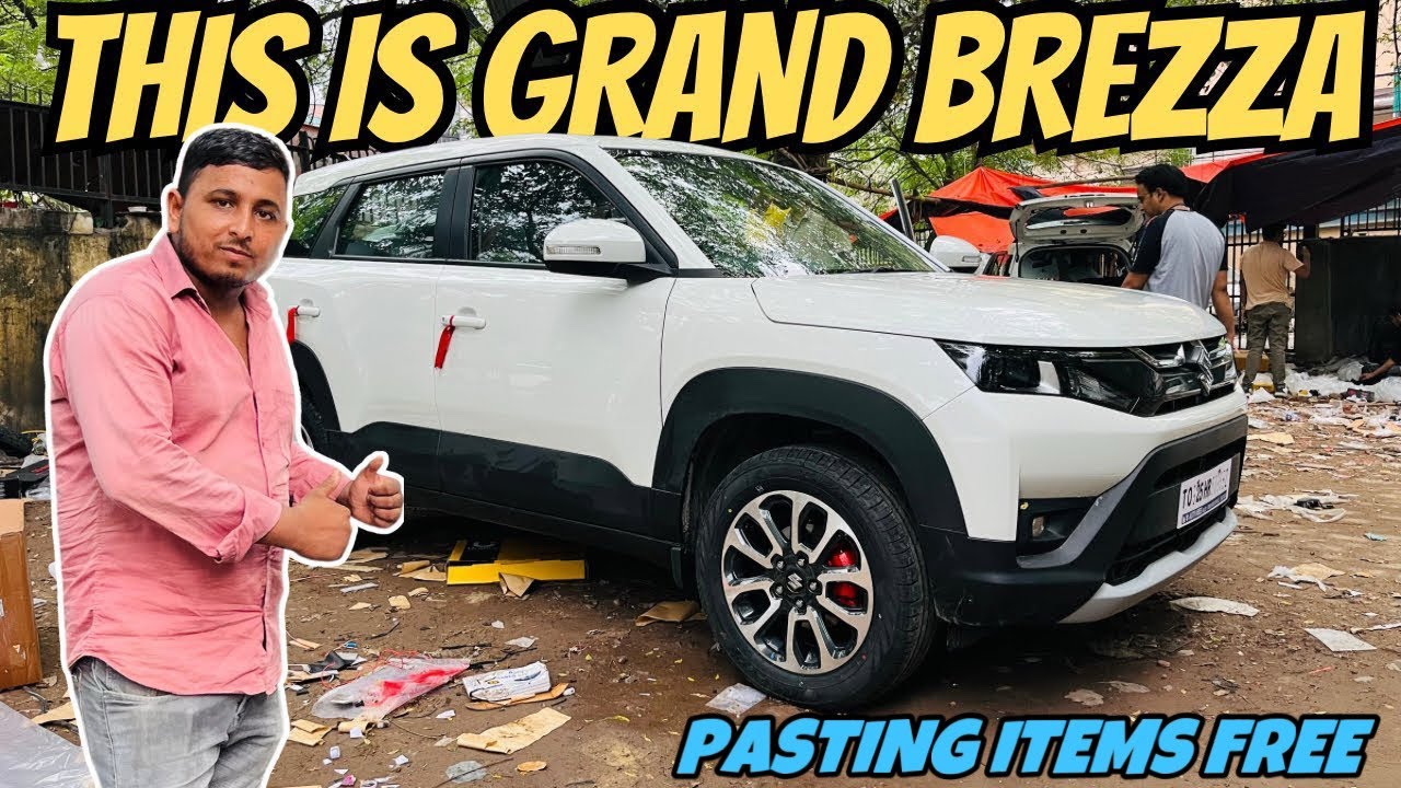 2025 MARUTI SUZUKI BREZZA LXI MODIFIED WITH PRICE✅BREZZA REAR WORKING WIPER😱BREZZA LXI MODIFICATION