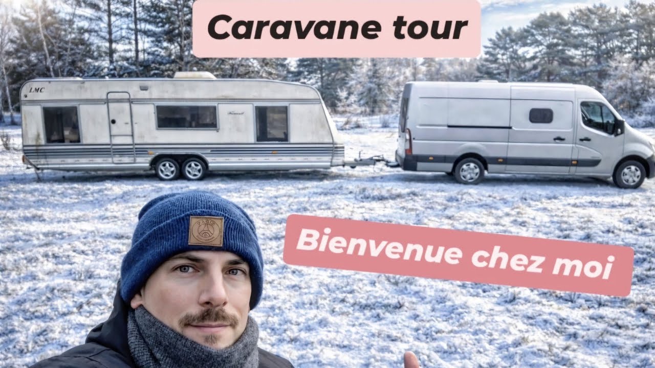 (CARAVANE TOUR)-on vous présente enfin l'intérieur de notre nouveau chez nous#nomade #caravane #van