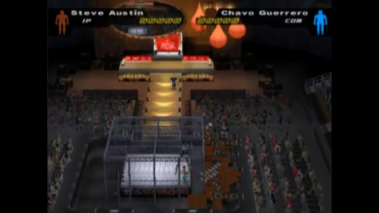 WWE SmackDown! Here Comes the Pain Hacked Hell In Cell match