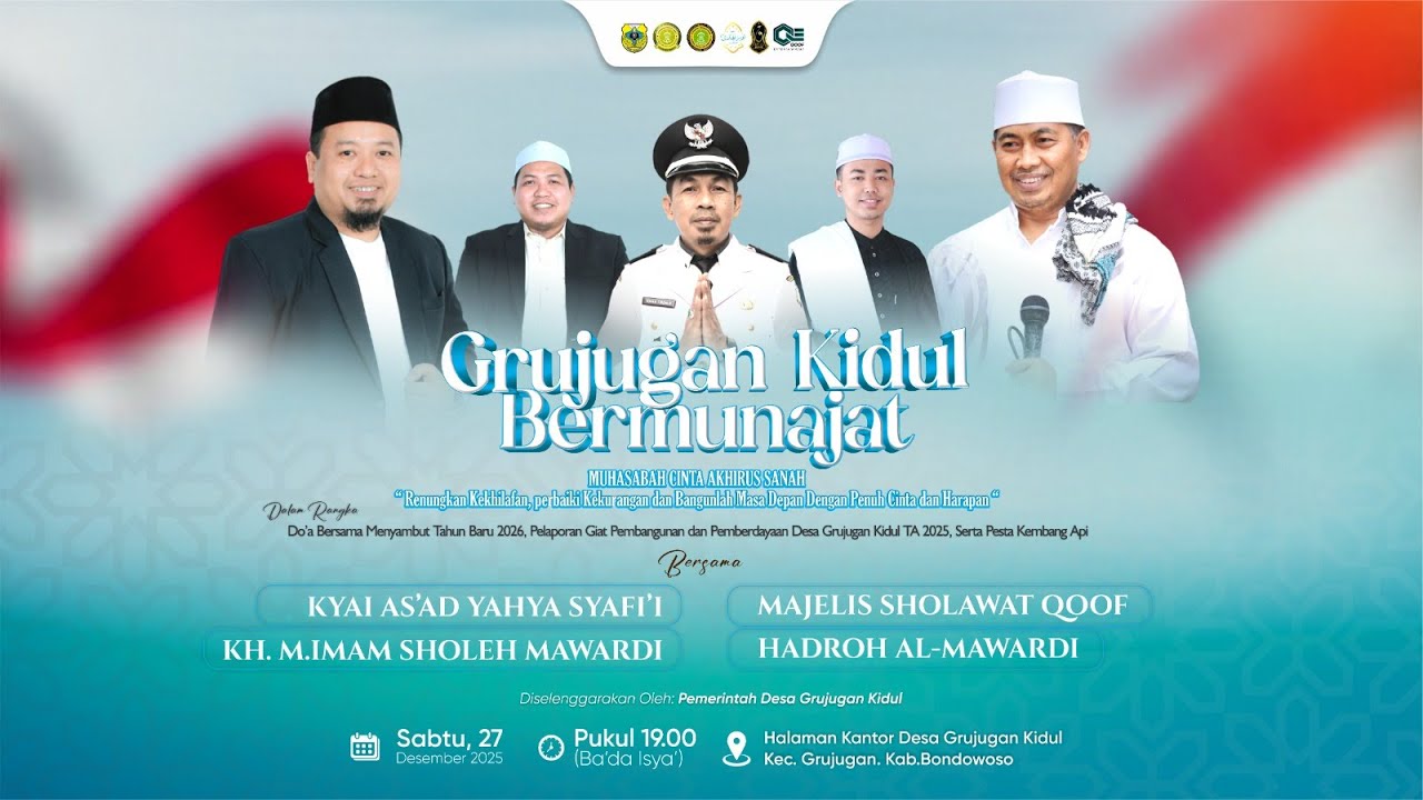 🔴 LIVE || GRUJUGAN KIDUL BERMUNAJAD | MUHASABAH CINTA AKHIRUS SANAH | MS. QOOF | HADROH AL - MAWARDI