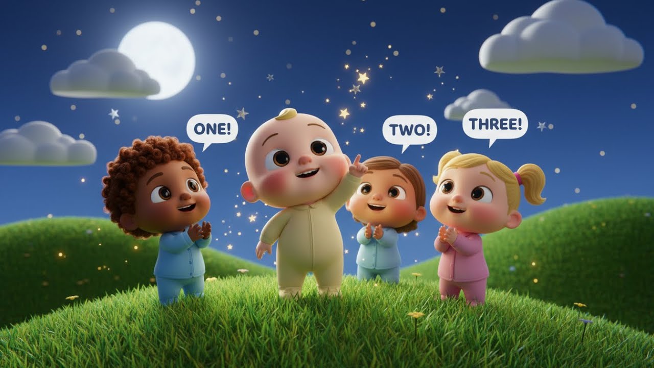 Count the Stars with Zuzu | Sparkling Night Sky Fun & Toddler Learning Song for Kids