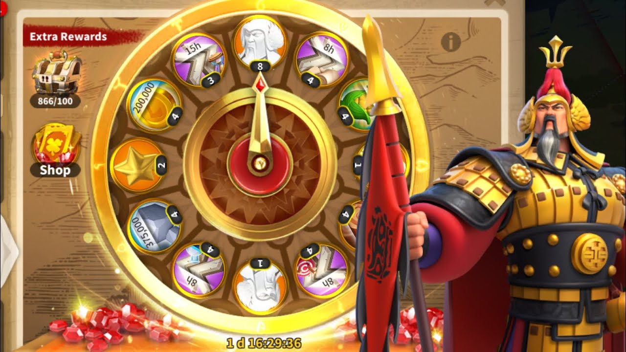 Rise of kingdoms - 800 + SPIN THE WHEEL WORTH ? OR SCAM ? 