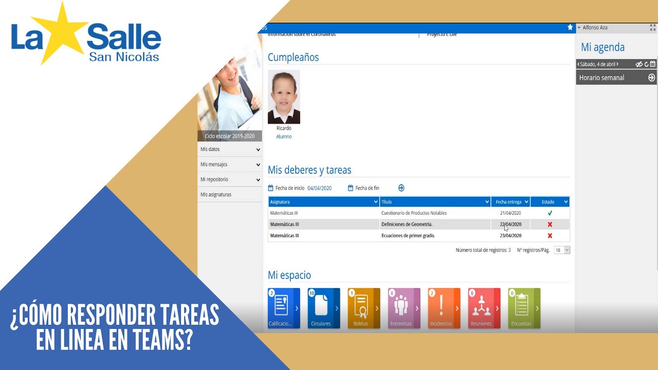 ¿Cómo responder a tareas en linea en Teams?