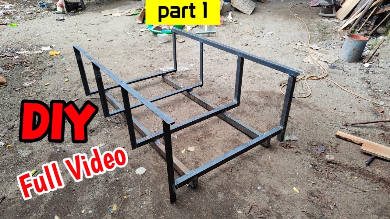 Part 1,Merakit kerangka roda tiga || tricycle frame parts