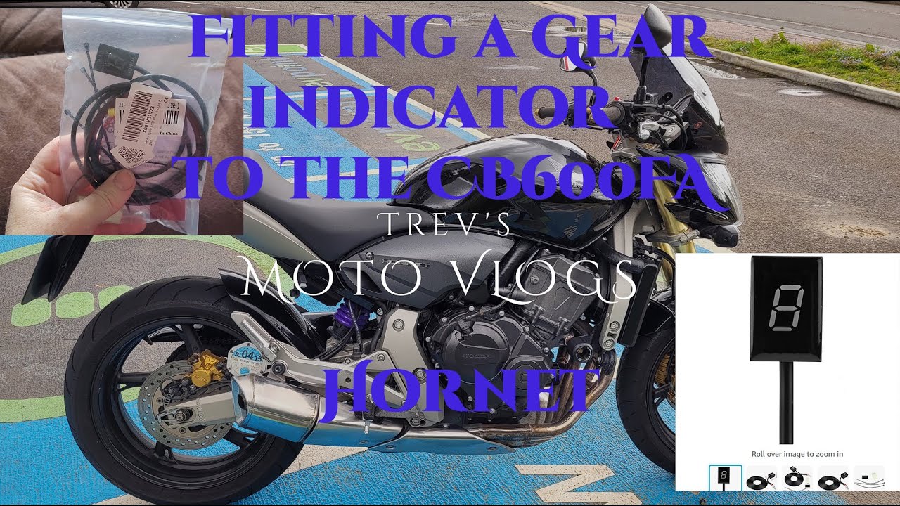 Fitting a Gear indicator to Honda Hornet #bike #vlog #biker #motorcycle #motovlog #hondamotorcycles