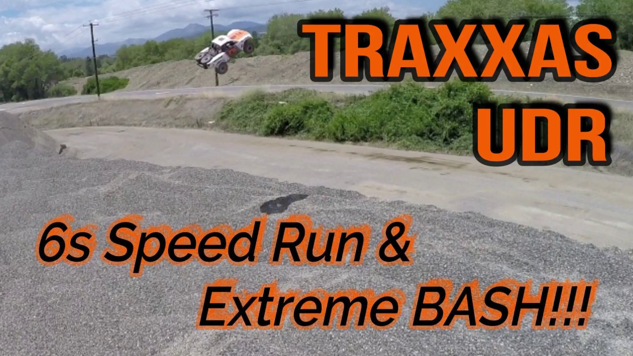 Скоростной забег Traxxas UDR 6s и экстремальный БЭШ!!!
