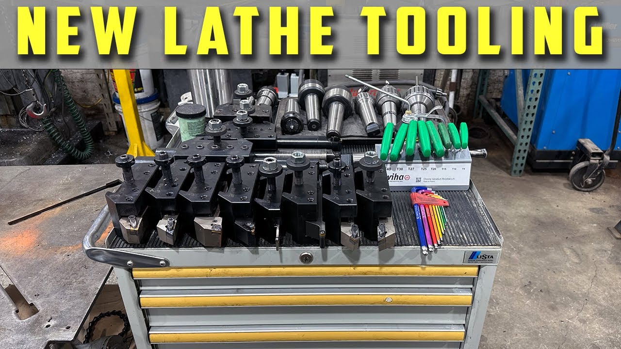 Setting Up Tooling On The New Lion Lathe