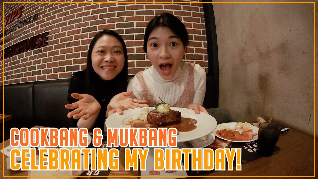 VLOG : BIRTHDAY SEAWEED SOUP COOKBANG & VIPS MUKBANG! | AMELICANO