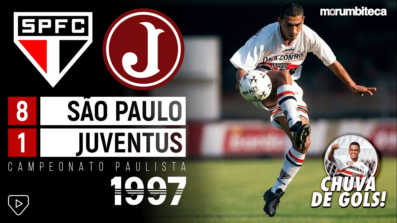 São Paulo 8x1 Juventus - 1997 - UM SHOW DE DODÔ E ARISTIZÁBAL!
