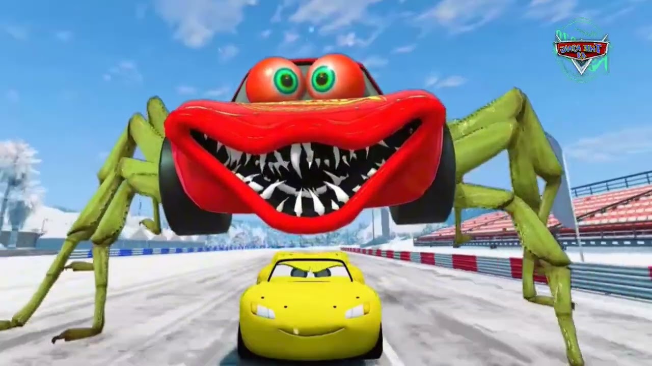 Epic Escape From The Lightning McQueen Boxy Boo Eater Monster Train Eater -Coffin Dance Song (COVER)