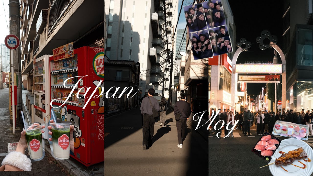 Japan vlog pt.1 exploring Tokyo🇯🇵🍡 (shibuya, tsukiji fish market, harajuku, yummy food)