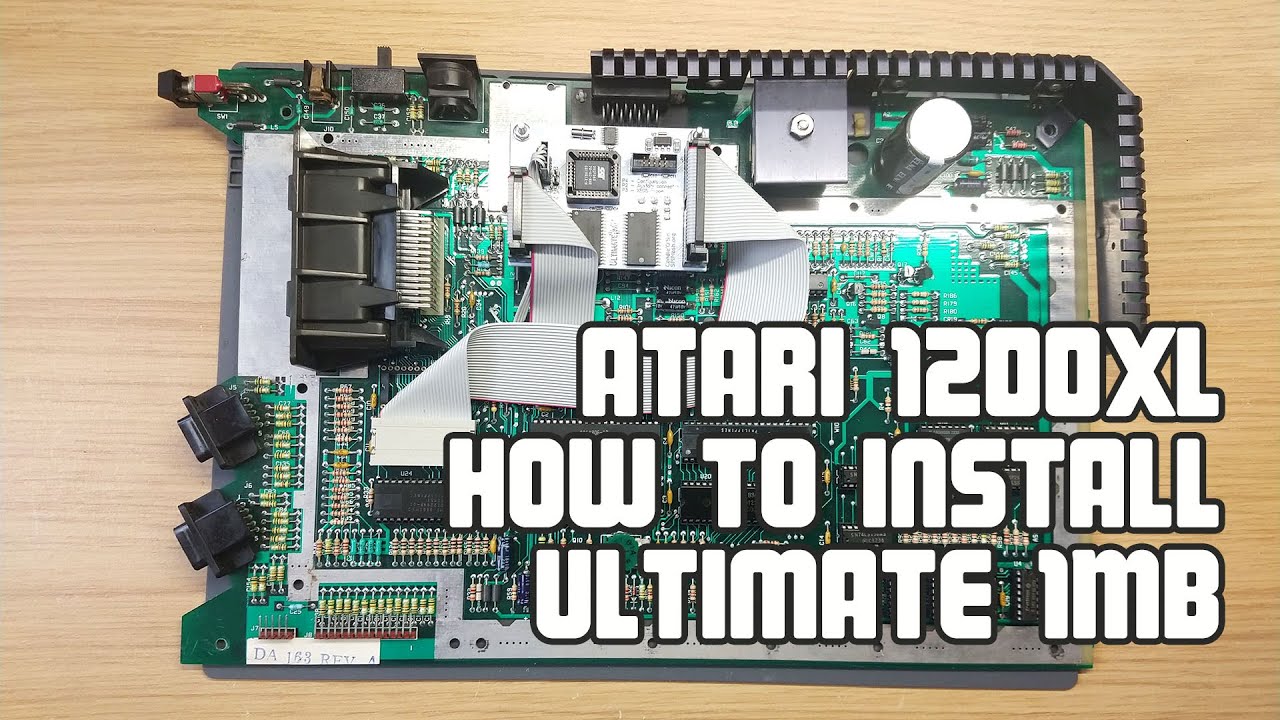 How to install U1MB in an Atari 1200XL